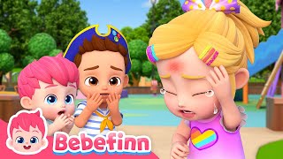 Ouch Bebefinn Got A Boo Boo  EP114  Boo Boo Song In The Park  Fun Nursery Rhymes for Kids [upl. by Asus]