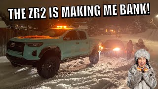 DESPERATE Woman Pays Me 500 To Save Her ZR2 SNOW RESCUE [upl. by Cloe]