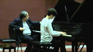 Yefim Bronfman masterclassAriel plays Brahms Fantasie Op 116 No 6 [upl. by Warring]