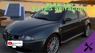 Filtro aria abitacolo Alfa Romeo 147 GTA [upl. by Anitan]