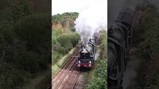 Steam power on Rattery Bank 7029 Clun Castle amp 5043 Earl of Mount Edgcumbe  The Mayflower shorts [upl. by Gnivre]