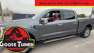 Bryans Stock 2021 35L F150 makes some SERIOUS power and MUCH better shifting on our tune [upl. by Ardnola]