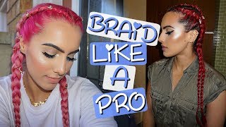 HOW TO FRENCHDUTCH BRAID FOR BEGINNERS  BodmonZaid [upl. by Arihaj83]