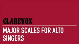 Major Scales for Alto Singers [upl. by Kimbra]