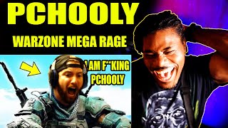 PCHOOLY WARZONE MEGA RAGE COMPILATION 7 REACTION [upl. by Aihc]