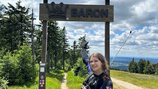 BARON schlägt mich KO  schwarzer MTBTrail im Bikepark Klínovec STOLLEN WEGGEBROCHEN manongop [upl. by Eilac]