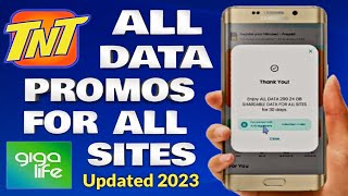 All Data For All Sites and Apps  How To Subscribe TNT All Data 99 and 299 Promos 2023 [upl. by Ihcekn]