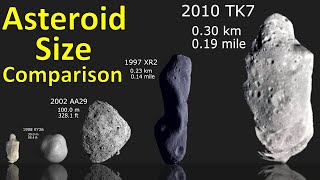 Asteroids Size Comparison [upl. by Deirdra]