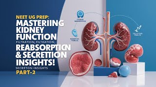 “NEET UG Prep Mastering Kidney Function – Filtration Reabsorption amp Secretion Insights”Part2 [upl. by Schoenburg674]