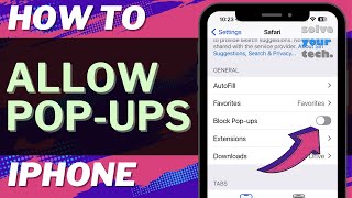 iOS 17 How to Allow Pop Ups on iPhone [upl. by Laetitia]