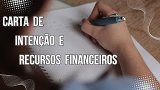 Como fazer a carta de intenção e recursos financeiros para o visto de trabalho de Portugal [upl. by Aidualk]