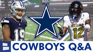 Cowboys Rumors Draft Travis Hunter Or Ashton Jeanty Start Trey Lance Head Coach Candidates  QampA [upl. by Jedidiah]