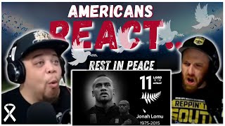 AMERICANS REACT TO JONAH LOMU  ULTIMATE TRIBUTE ♛ LORD OF THE WINGS  REAL FANS SPORTS [upl. by Lenssen]