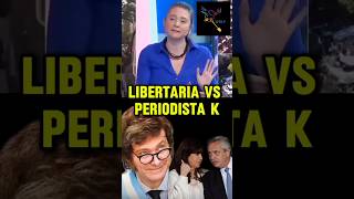 Libertaria DOMA a los ZURDOS de CRONICA TV argentina casta milei [upl. by Noitsuj685]