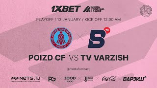 The Poizd FC vs TV Varzish  1xBet Media Football League  QuarterFinal  13 Jan 2024 [upl. by Eiruam]