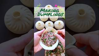 The art of dumplings love in each fold dumplingcuisine diy dumplings deliciousfood food [upl. by Ehrenberg]