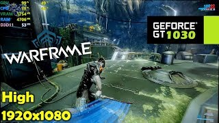 GT 1030  Warframe  1080p High Settings [upl. by Noyart]