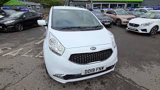 DO19FNW Kia Venga 16 3 5d with a 124 bhp Euro 6 Petrol Engine in White on 35K  FSH [upl. by Joe]