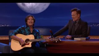 John Fogerty Creedence Clearwater Revival quotHave You Ever Seen the Rain” LIVE on CONAN [upl. by Relyt]