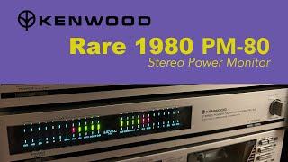 Rare 1980 Kenwood PM80 Power Monitor with RA80 GE80 and AT80D [upl. by Chappy]