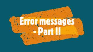 More most common error messages in Stata [upl. by Eidoc]