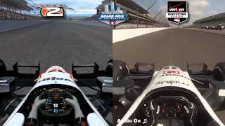 rFactor 2 vs Real Life  Dallara DW12 Indycar  Indianapolis Motor Speedway Road Course [upl. by Yraunaj]