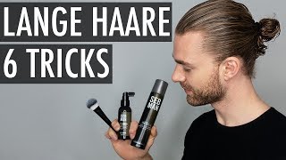 LANGE HAARE STYLEN ● 6 TRICKS für lange HAARE  DANIEL KORTE [upl. by Karwan]