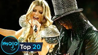 Top 20 Cringiest Halftime Show Moments [upl. by Awe]