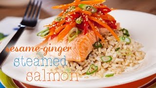 SesameGinger Steamed Salmon [upl. by Bagley]