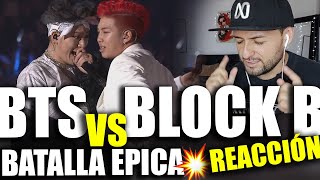 💥 BTS VS BLOCK B  LA BATALLA 🔥 REACCION POR PRIMERA VEZ 💥 MAMA 2015 [upl. by Nalra]