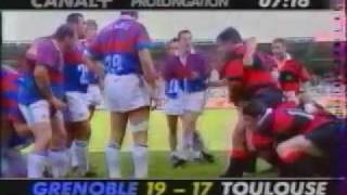 FCG  STADE TOULOUSAIN 14 DE FINALE 1993 PROLONGATIONS RUGBY 33 [upl. by Imarej474]