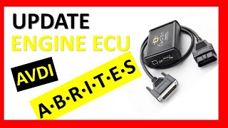 UPDATE ECU vw golf with SGO file AVDI ABRITES 2020 tool [upl. by Wootan]