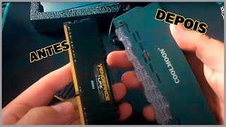 Como substituir do PC GAMER dissipador sem RGB ARGB [upl. by Wende]