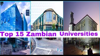 Top 15 Zambian universities 2021Best Zambian universities [upl. by Imoyik]