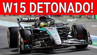 HAMILTON DEU FORTE DECLARAÇÃO DETONANDO O CARRO DA MERCEDES W15  F1 2024 [upl. by Hedelman28]