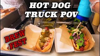 Hot Dog Truck POV  BEERFEST  Triple GoPo [upl. by Scott]