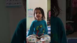 I hear Thunder  Lyrics Nursary Rhymes Kids Shorts kidslearning laughwithAmrit [upl. by Seton]