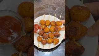 DAY11100 5 minutes snack recipe potato sticks balls 100dayschallenge [upl. by Ardine]