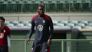 USMNT trains prior to Nations League match vs Jamaica [upl. by Nanaek327]