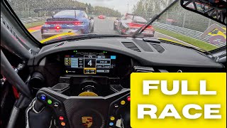 INSANE POV Wet Race in Porsche Cup at SpaFrancorchamps [upl. by Nylirrehs418]