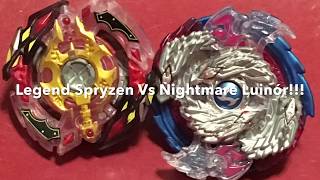 RIVALS Legend Spryzen vs Nightmare Luinor Red Eye Shu Vs Lui Beyblade Burst Evolution ep 36 [upl. by Gadmon]