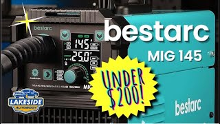 BESTARC MIG 145 GasGasless Welder  Review amp Set Up [upl. by Sirron697]