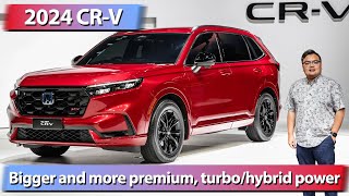 2024 Honda CRV in Malaysia  Turbo or Hybrid power from RM158k [upl. by Catie]