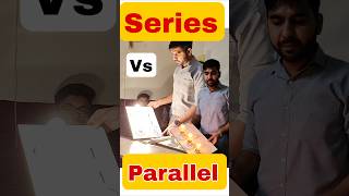 Series Vs Parallel Resistance sciencegurushivam scienceguru ytshorts experiment [upl. by Faunie]