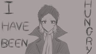 I am hungry  akutagawa bsd  animatic  pmv [upl. by Colwen738]