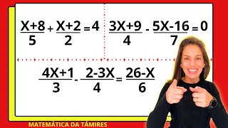 💡COMO CALCULAR EQUAÇÕES FRACIONÁRIAS [upl. by Auberta]