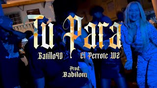 El Perrote Wz ft Gatillo 40  Tu Para Video Oficial [upl. by Ibob]