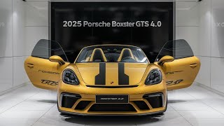 quotThe 2025 Porsche Boxster GTS 40 Unveiled  Unveiling the AllElectric Boxster [upl. by Dekow]