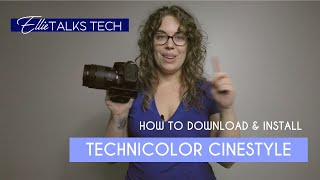 TUTORIAL Install Technicolor CineStyle on Canon DSLR  Canon 90D with EOS Utility [upl. by Easlehc141]