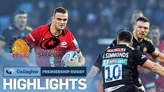 Exeter v Saracens  HIGHLIGHTS  Grudge Match at Sandy Park  Premiership 202122 [upl. by Icul]